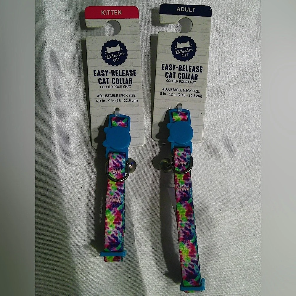 Whisker City Tie-Dye Easy Release Cat Collar